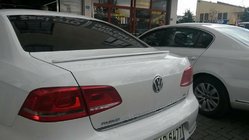 Volkswagen Passat B7 2012–2015 Meliset spoileris (krāsojams, EU) foto 2