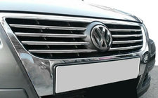 Volkswagen Passat B6 2006–2012 Priekšējā režģa uzlikas (8 gab., nerūsējošais tērauds) foto 1