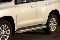 Toyota Land Cruiser Prado 150 2009–2023 Sānu sliekšņu aizsargi BB004 (2 gab., nerūs. tērauds) foto 1