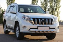 Toyota Land Cruiser Prado 150 2009–2023 Priekšējais aizsargstienis ST015 (nerūsējošais tērauds) foto 4