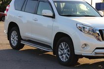 Toyota Land Cruiser Prado 150 2009–2023 Sānu sliekšņu aizsargi BB004 (2 gab., nerūs. tērauds) foto 4