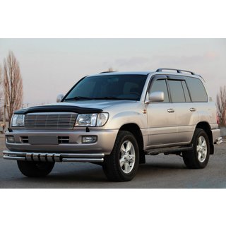 Priekšējā aizsargstanga ST015 (nerūsējošais tērauds) Toyota Land Cruiser 100 1998–2007 foto 1