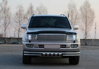 Toyota Land Cruiser 100 1998–2007 Priekšējā aizsargstanga ST015 (nerūsējošais tērauds) foto 2