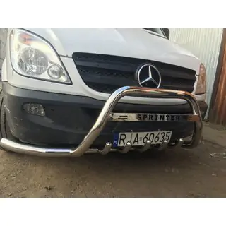 Kengurustienis WT003-Plus (nerūsējošais tērauds) Mercedes Sprinter W906 2006–2018 foto 4
