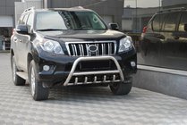 Toyota Land Cruiser Prado 150 2009–2023 Priekšējais bullbar WT003 (nerūsējošais tērauds) foto 3