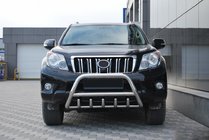 Toyota Land Cruiser Prado 150 2009–2023 Priekšējais bullbar WT003 (nerūsējošais tērauds) foto 4