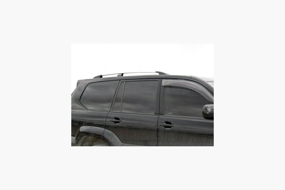 Toyota Land Cruiser Prado 120 2002–2009 Jumta reliņi pelēks metāliskais (Turcija) Plastmasas stiprinājuma kājas Image