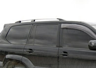 Toyota Land Cruiser Prado 120 2002–2009 Jumta reliņi pelēks metāliskais (Turcija) Plastmasas stiprinājuma kājas foto 1