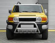Toyota FJ Cruiser 2006–2022 Priekšējais bullbar WT003 (nerūsējošais tērauds) foto 1