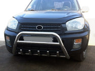 Toyota Rav 4 2001–2005 Priekšējais bullbar WT003 (nerūsējošais tērauds) foto 1