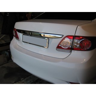 Apdare virs numura zīmes 2010-2013 (nerūsējošais tērauds) Toyota Corolla 2007–2013 foto 2