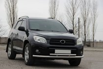 Toyota Rav 4 2006–2013 Priekšējais aizsargstienis ST014-1 (nerūsējošais tērauds) foto 2