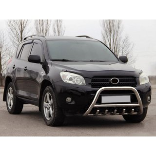 Priekšējais bullbar WT003 (nerūsējošais tērauds) Toyota Rav 4 2006–2013 foto 2