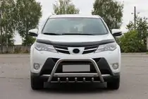 Toyota Rav 4 2013–2018 Priekšējais bullbar WT003 (nerūsējošais tērauds) foto 2