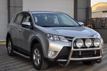Toyota Rav 4 2013–2018 Priekšējais bullbārs WT018 (nerūsējošais tērauds) foto 2