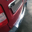 Volkswagen Caddy 2010–2015 Aizmugurējā bufera uzlika ar lielu ieloci (Elite, nerūsējošais tērauds) foto 1