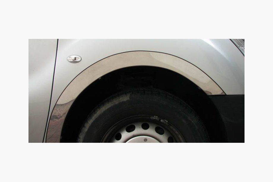 Skoda Octavia II A5 2006–2010 Riteņu arku uzlikas (4 gab., nerūsējošais tērauds) Foto 6