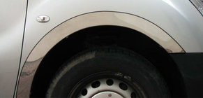 Honda Civic Sedan VIII 2006–2011 Riteņu arku uzlikas (4 gab., nerūsējošais tērauds) foto 4