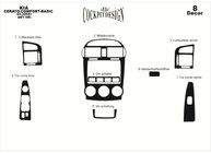 Kia Cerato 1 2004–2009 Paneļa uzlikas 2004-2006 (Sedan) Titāns foto 4