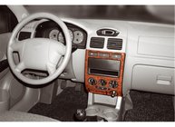 Kia Rio 2000–2005 Paneļa uzlikas (2002-2005) Alumīnijs foto 2