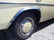 Mercedes W123 1975–1986 Riteņu arku uzlikas (4 gab., nerūsējošais tērauds) foto 6