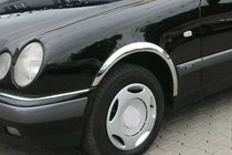 Mercedes E-class W210 1995–2002 Riteņu arku uzlikas (4 gab., nerūsējošais tērauds) foto 1
