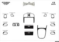Mitsubishi Carisma 1995–2004 Paneļa apdares uzlikas (1999-2003) Alumīnijs foto 3