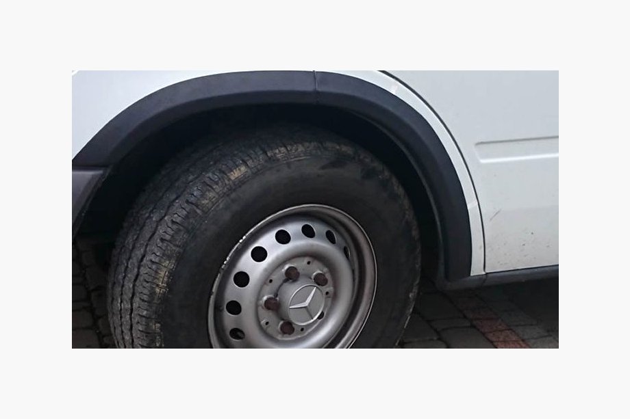 Volkswagen LT 1995–2006 Riteņu arku uzlikas (6 gab., melnas) Image