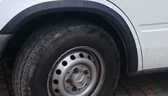 Volkswagen LT 1995–2006 Riteņu arku uzlikas (6 gab., melnas) foto 1