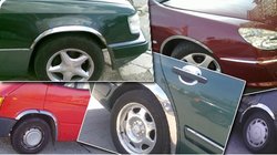 Honda Civic Sedan VIII 2006–2011 Riteņu arku uzlikas (4 gab., nerūsējošais tērauds) foto 6