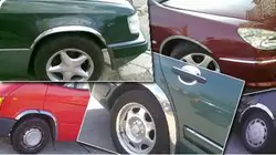 Honda Civic Sedan VII 2001–2006 Riteņu arku uzlikas (4 gab., nerūsējošais tērauds) foto 6