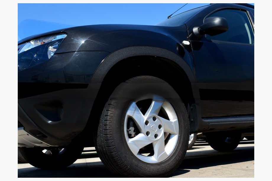 Renault Duster 2008–2017 Riteņu arku uzlikas (4 gab., melns metāls) Matēts melns Image