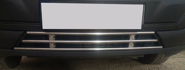Fiat Doblo II 2010–2022 Bampera restes (nerūsējošais tērauds) foto 1