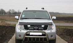 Nissan Navara 2006–2015 Motora pārsega deflektors VIP (2005-2010) foto 1