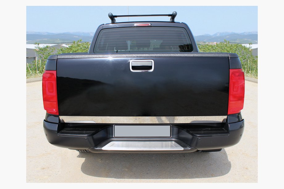 Volkswagen Amarok 2010–2022 Bagāžnieka malas uzlika (nerūsējošais tērauds) Carmos - turku teras Image