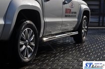 Volkswagen Amarok 2010–2022 Sānu aizsargcaurules (2 gab., nerūsējošais tērauds) foto 5