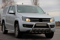 Volkswagen Amarok 2010–2022 Priekšējais aizsargstienis WT002 (nerūsējošais tērauds) foto 3