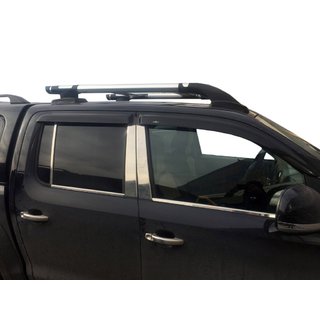 Durvju statņu moldingi (6 gab., nerūsējošais tērauds) Volkswagen Amarok 2010–2022 foto 3