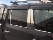Volkswagen Amarok 2010–2022 Logu apmales (4 līstes, nerūsējošais tērauds) Carmos - turku teras foto 2