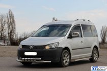 Volkswagen Caddy 2010–2015 Priekšējais aizsargstienis Shark ST015 (nerūsējošais tērauds) foto 2