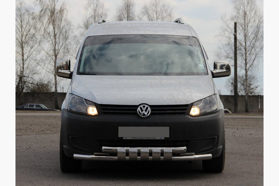 Volkswagen Caddy 2010–2015 Priekšējais aizsargstienis Shark ST015 (nerūsējošais tērauds) Image