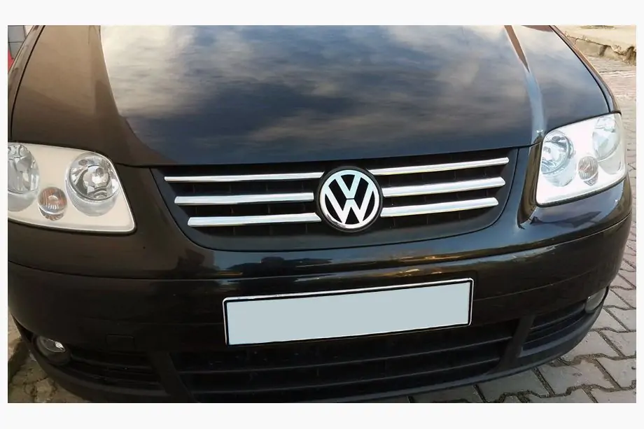 Volkswagen Caddy 2004–2010 Radiatora režģa uzlikas Life (6 gab., nerūsējošais tērauds) Image