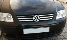 Volkswagen Caddy 2004–2010 Radiatora režģa uzlikas Life (6 gab., nerūsējošais tērauds) foto 1