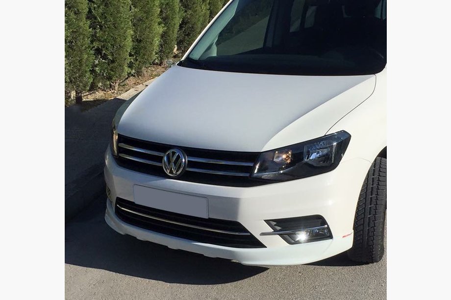 Volkswagen Caddy 2015–2020 Priekšējā bampera uzlika (krāsošanai) Image
