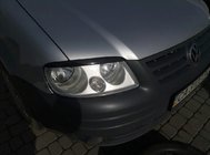 Volkswagen Caddy 2004–2010 Lukturu uzacis (melnas) foto 7