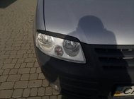 Volkswagen Caddy 2004–2010 Lukturu uzacis (melnas) foto 8