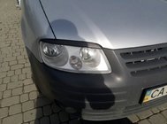 Volkswagen Caddy 2004–2010 Lukturu uzacis (melnas) foto 9