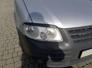 Volkswagen Caddy 2004–2010 Lukturu uzacis (melnas) foto 5