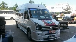 Volkswagen Crafter 2006–2016 Priekšējā bufera lūpa 2012↗ (Era ar slīpumu, krāsošanai) foto 2