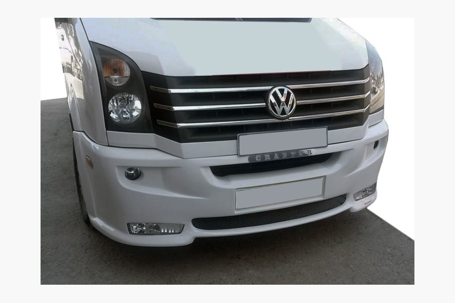 Volkswagen Crafter 2006–2016 Priekšējā bufera lūpa 2012↗ (Era ar slīpumu, krāsošanai) Image